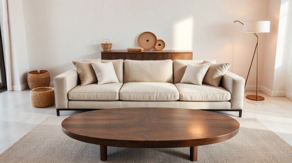 7 choix raffinés pour remplacer votre table basse ovale